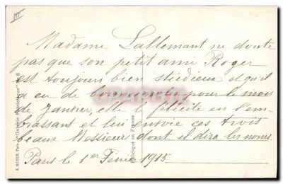 Nossos Aliados — Retrato de três chefes de Estado em uniforme — A.N. Paris, n°8 — Verso
