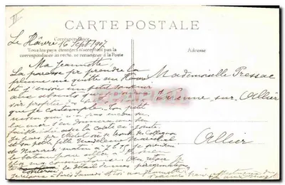 Le Havre — Rekord prędkości wygrany przez "Provence" nad "Deutschland" — E.D. n°504 — Rewers