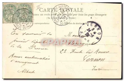 Le Havre — Buque 'La Provence' — E.B.Z. n°205 — Reverso