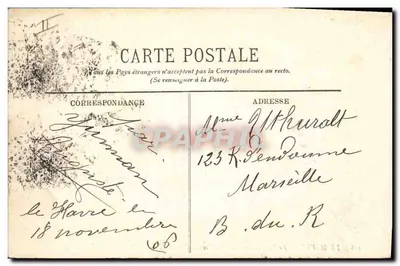 Le Havre — O Transatlântico "La Provence" — LL. — n°436 — Verso