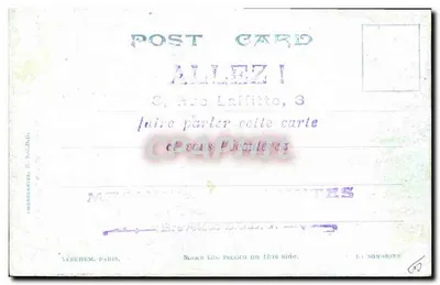 Parigi — Entrata del Grand Palais des Beaux-Arts — editore Léhembre, n°132 — Verso