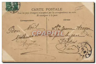 Joven mujer con ramo de flores — Le Fidèle — editor anónimo, n° 4222 — Reverso
