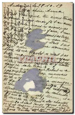Alrededor de los Lits-Clos — La primera becquée! — Coll. E. Hamonic, St B. n° 5542 — Reverso