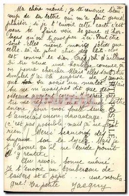 Wnętrze domu bretońskiego — łóżka bretońskie — Artaud i Nozals, Nantes — Rewers