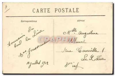 W Bretanii — Wokół łóżka zamkniętego — Wydawca Villard, nr 1645 — Rewers