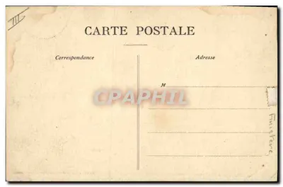 Een bovenbed - Basse-Bretagne — Collectie E. Hamonic, St-B. — Achterkant