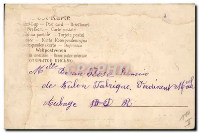 Arranjo de violetas — um Milhão de beijos — E. Klein — Verso