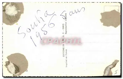 Czarny pies — portret studium — Wydawnictwo Luxe G.P. Paris — Rewers