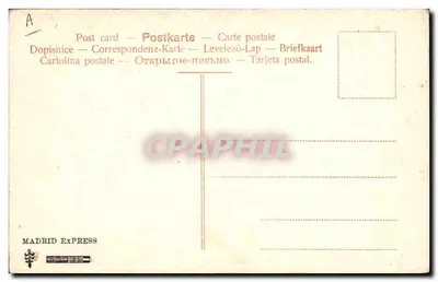 Banderillero — Madrid Express — n° A — Verso