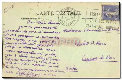 S.S. PATRIA — Compagnie C. Fabre — Achterkant