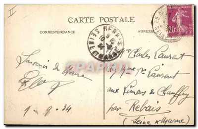 paquebot "Paris" — Sire du Havre à New York — C. M., Le Havre — Verso