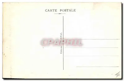 Portret mężczyzny — Duvalès — Wydawca Chantal — Rewers