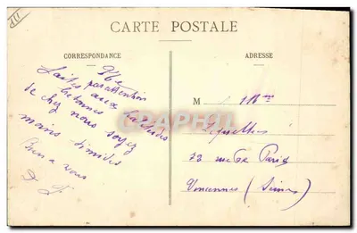 Na Bretanha — Em Torno da Cama Fechada — Coleção Villard, Quimper — Verso