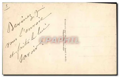 Mała dziewczynka z koszykiem kwiatów — scena ogrodowa — wydawca Rolli & Cie, Huel (A.-O.) — Rewers
