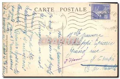 Côte-d'Azur — Cueillette des Violettes — RM — Verso