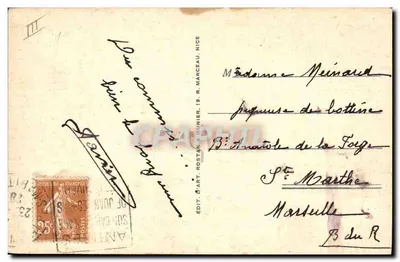 Costa Azul — Colheita da Flor de Laranjeira — Ed. D'Art. Rostan Munier, 19 — Verso