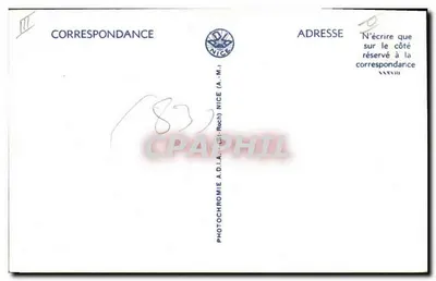 De Kust van Azuur — Het plukken van rozen — A.D.I.A. (St-Roch) n° LL 115 — Achterkant