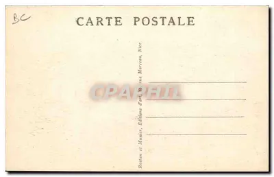Grasse - Jasmin-Ernte - RM — Editions Roston et Munier, Nice — Rückseite
