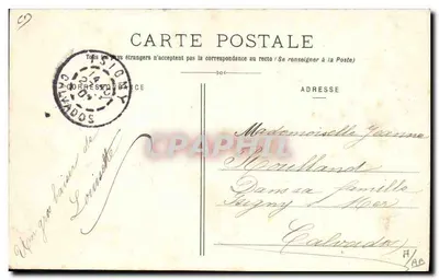 Caccia all'aperto nella Foresta di Dreux — I Piqueurs e il Maestro di Equipaggio — Ch. Foncault, editore, Dreux — Verso