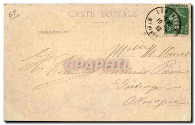 Carosello della Garnison di LUNÉVILLE (Festa del 7 Agosto 1913) — LUNÉVILLE, Meurthe — P.&R. - Lunéville-photo — Verso