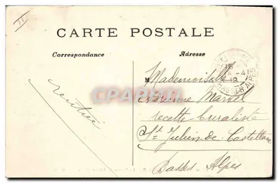 Paris — Palácio Real — Estátua de Victor Hugo — C.M. n°1120 — Verso