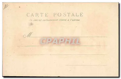 Parijs - Doodshuis van Victor Hugo — portret en inscriptie — uitgever niet zichtbaar — Achterkant