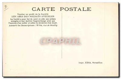 Casa de Convalescência — Avenida do Parque — Cliché Gaumont — Verso