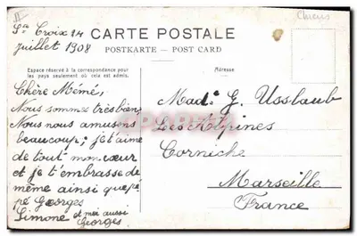 Młode psy z St-Bernhard — Phototypie Co., Neuchâtel nr 8025 — Rewers