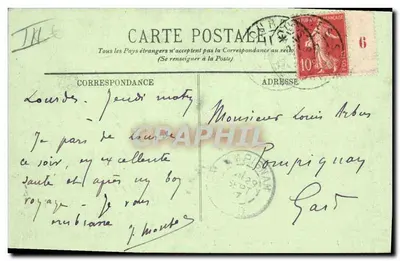 Lourdes — Cães de Montanha — LL. — Verso