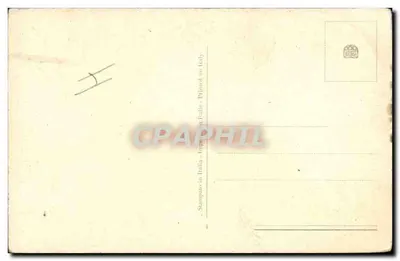 Cão de pastoreio alemão — retrato — impresso na Itália — Verso