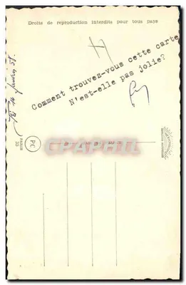 Cão pastor alemão — retrato — editor desconhecido, número de série não visível — Verso