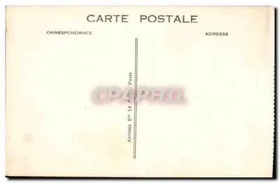 Wnętrze transatlantyku 'PARIS' — Jadalnia trzecich klas — Wydawca A. L. Toffarre — Rewers