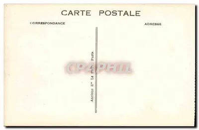 Interior do Transatlântico "PARIS" — Salão de Conversa das Très Classes — Editor G. E. Le Dantec, n°12 — Verso