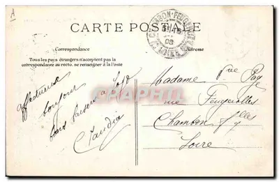 O Transatlântico "La Provence" — 1900-40 de comprimento — Editor ELD, n°250 — Verso