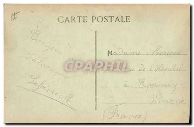 Paquebote Paul Lecat — Novo Paquebote Postal Rápido das Messageries Maritimes — editor belga, n° 54, Bayeux, Normandia — Verso