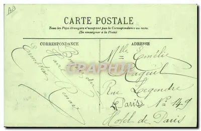 Le Havre — Saída de « La Provence », da C.G.T. — LL. — N° 6663 — Verso