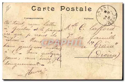 Le Havre — O navio de passageiros « Provence » — F.B. LE HAVRE LA « PROVENCE » — Verso