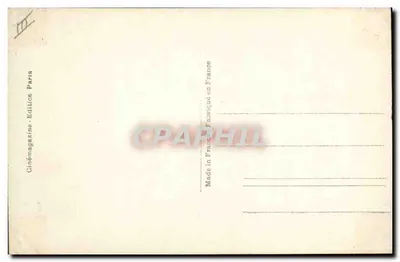 Jean Natien — Portret w stroju wieczornym — Cinémagazine, Paryż — Rewers