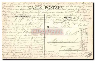 Intorno ai Lits-Clos - « Causette Matinale » — Coll. E. Hamonic, St-B. — Verso