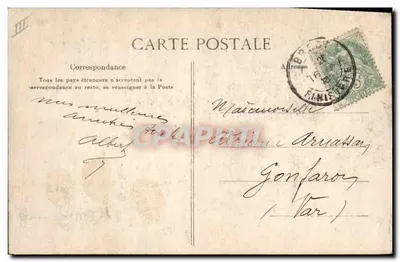 W Bretanii — Wokół łóżka zamkniętego — Dobranoc!! — Wydawca Villard, n° 1647 — Rewers