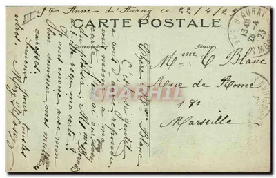 W Bretanii — Wokół łóżka zamkniętego — Kolekcja Villard, Quimper — Rewers