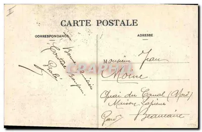 Bretagne — Huiskamers en wiegjes — Vrolijk ontwaken — Coll. E. Hamonic — Achterkant