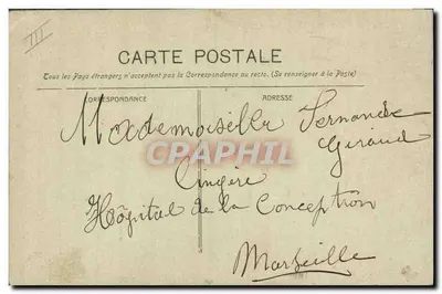 Poisson et fleur — Pansée violette et enfant avec panier — éditeur non visible — Verso