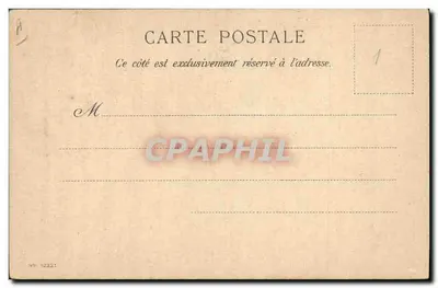Caricatura de homem gritando — 1º de Abril — editor não identificado, n° de série 12221 — Verso
