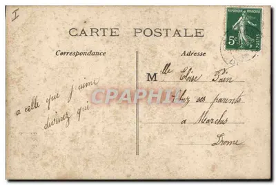 Casal em traje da época — 1º de Abril — editor desconhecido, n° 372 — Verso