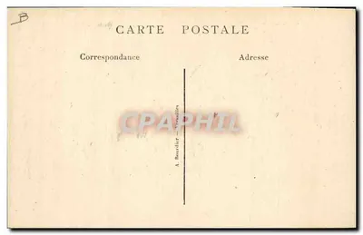 Chantilly — Die Meute der Jagdgesellschaft von S.A.R. Mgr dem Herzog von Chartres vor dem Schloss — Verleger: — Rückseite
