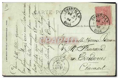 Chantilly — Promenade de la Meute — LL. — Achterkant