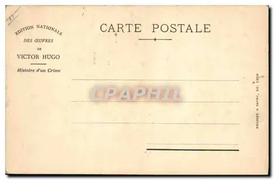 Scène de rue — homme levant le bras — éditeur Bruiset & Savrey, Lyon — Verso