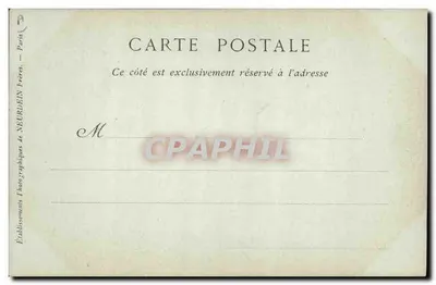 Lamartine — Poet en Franse politicus — Collecties ND Phot — Achterkant