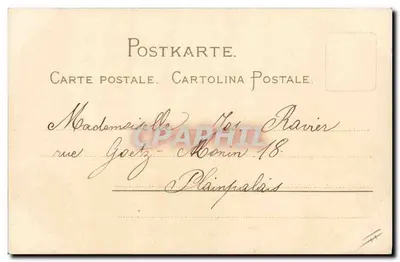 Ciclamini e chiesa — vista di Lipsia — editore Massarner & Buch, Lipsia — Verso